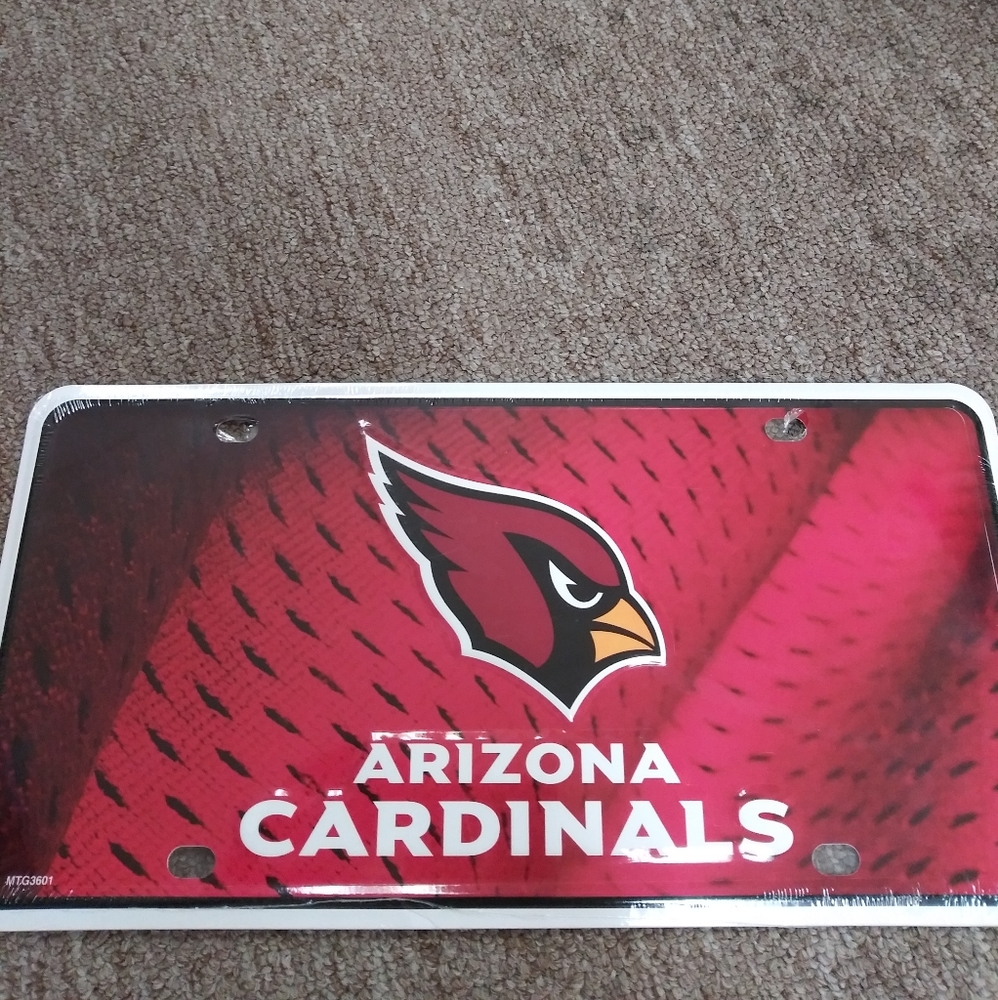 Arizona Cardinals License Plate